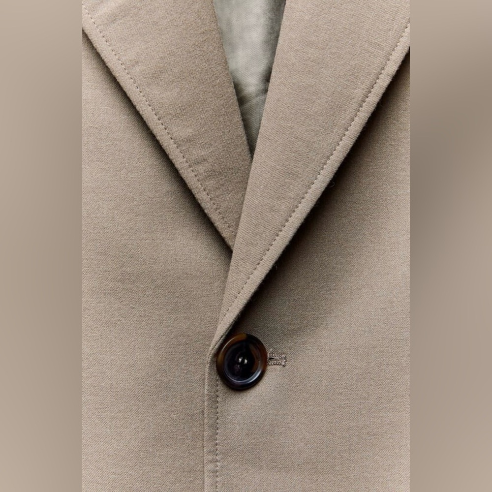 Zara ZW Collection Straight Cut Wool Coat, Limited Edition - Picture 7 of 12